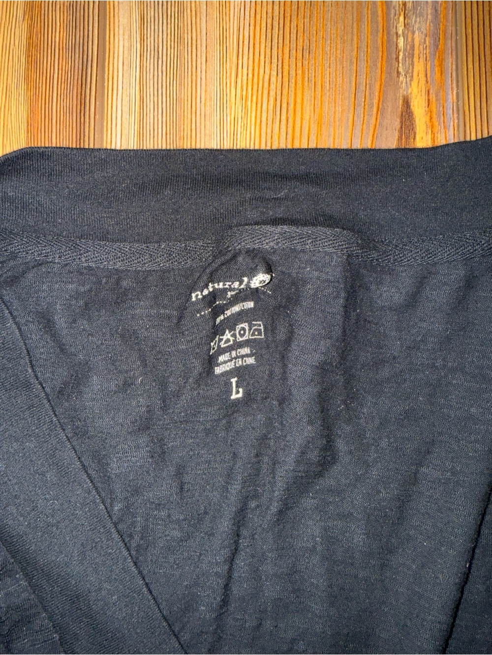 NATURAL LIFE Black Long-Sleeve Jumpsuit Romper - Picture 3 of 4
